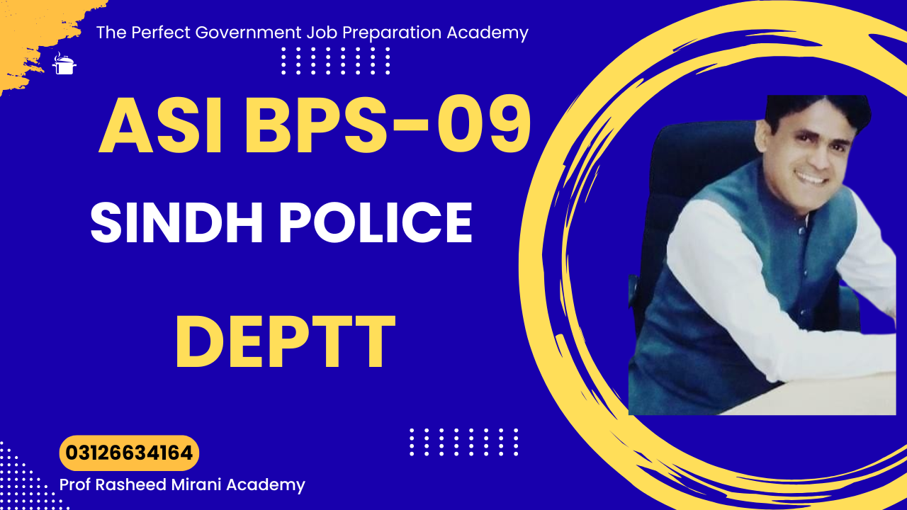 ASI Sindh Police by SPSC